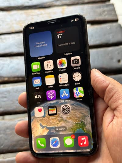 Iphone xs 256Gb with box charger PTA dual Approved Read description