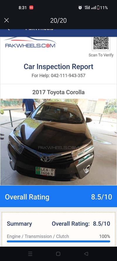 Toyota corolla gli 1.3 automatic 2016