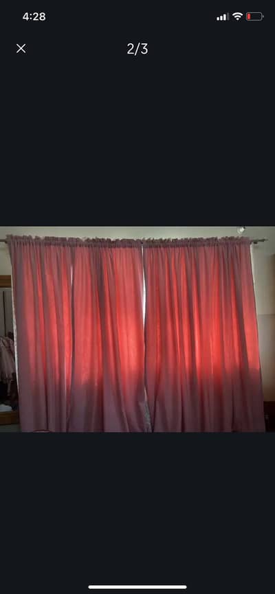 Curtains for sale.