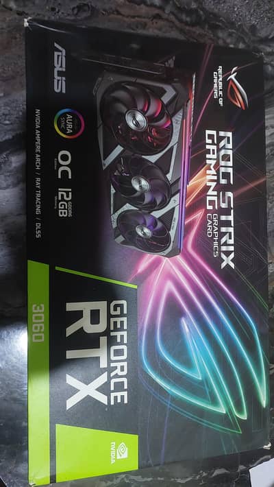 Asus Rog strix tripple fan 12GB RTX 3060