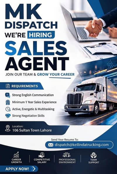 Need Experience Sales Agent for Dispatch Cold Calling Campaign