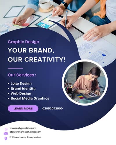 I will do any redesign and custom graphic design