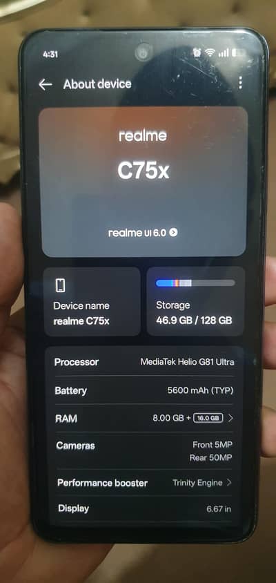 Realme C75 X