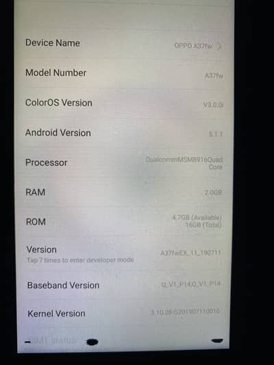 Oppo a37 pta proved dual sim with box