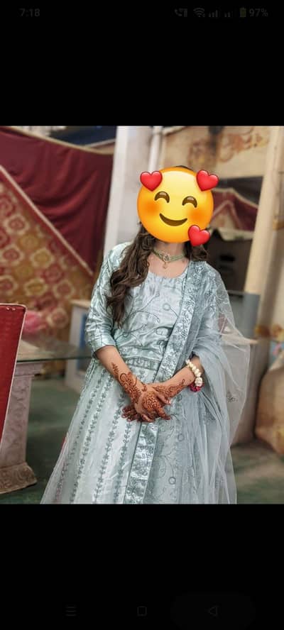 Mint Green Lehenga – Worn Once