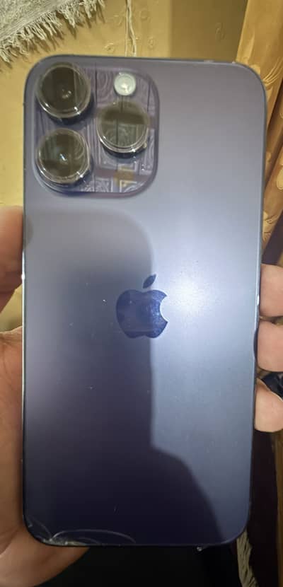 14 Pro Max 265 PTA Aproved LLA e sim Add Pora parhen