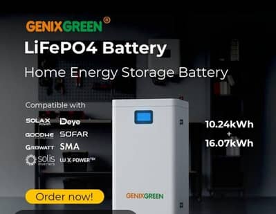 Lithium Battery 14.4 kWh Genix Green