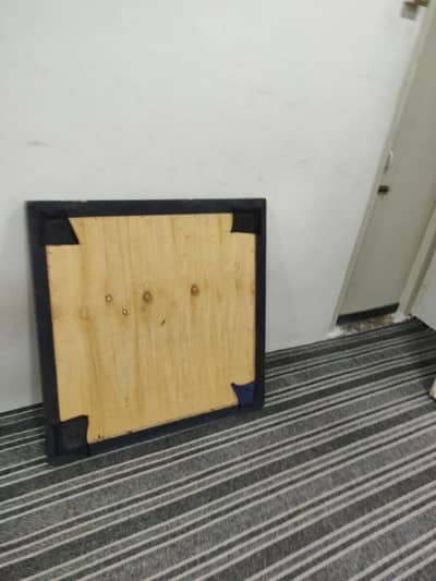 carrom board 2.10 by 2.10 feet . Fix price