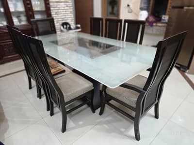 Dinning Table with 8 Chairs 