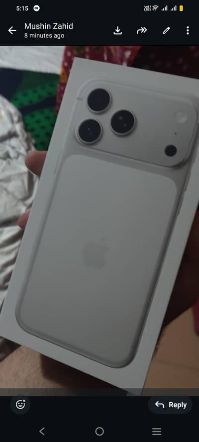 Apple I phone 17 pro max dual SIM Uk  no PTA  pin pack new