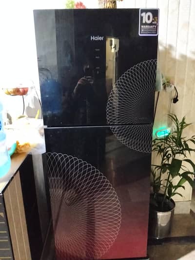 Haier Glass Door Touch screen fridge
