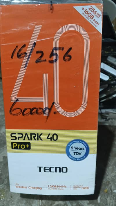 TECNO SPARK 40 Pro+/8GB 256 GB
