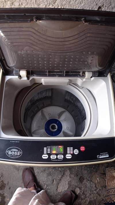 03007540678boss company ki washing machine automatic 100% ok