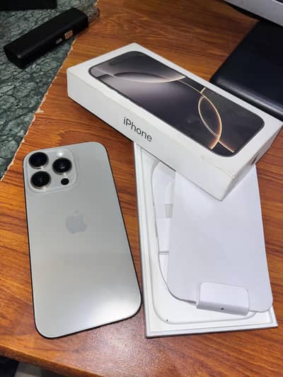 iPhones 16 pro Natural Titanium. 128GB. jv non pta