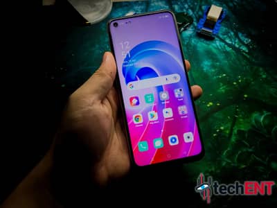 oppo a96 with box charger 9.5/10 new condition