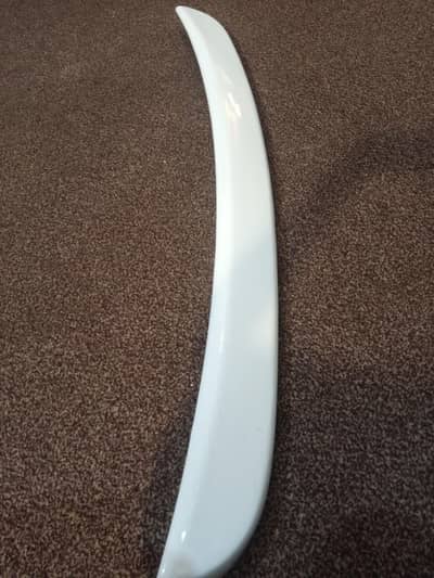 honda civic reborn white trunk spoiler in fibre