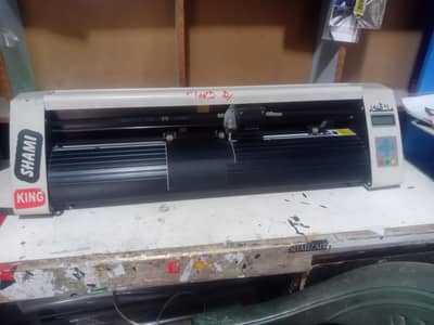 Plotter cutter (Red Sell) with computer  all system