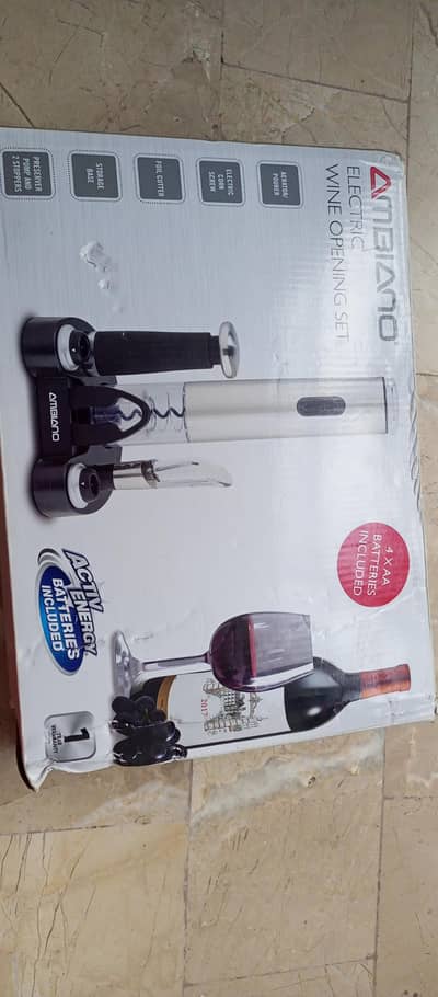 Ambiano electric wine set