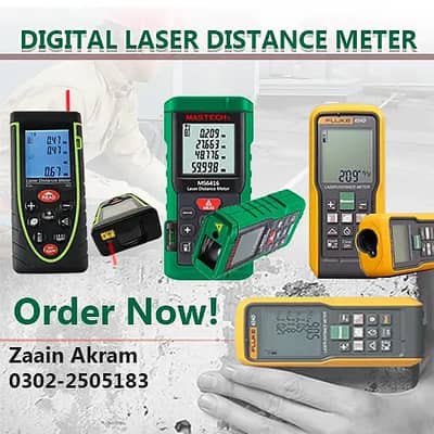 Laser Distance Meter | Long-Range Measuring Tool Pakistan
