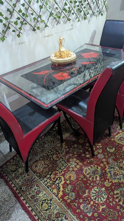 Dining table with 6 chair