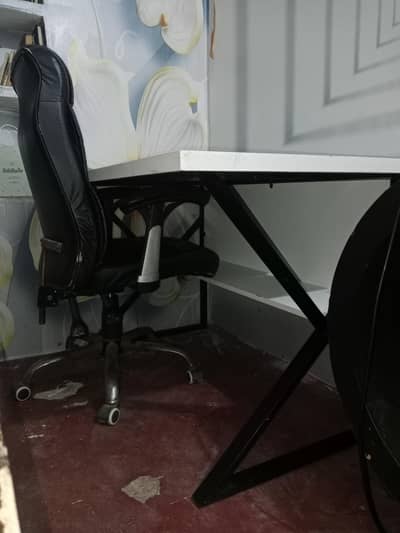 imported executive chair and table