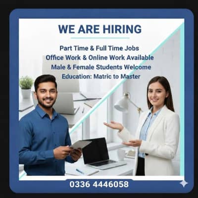 Online work are avaible [Full time] [Part time] [Home based work]