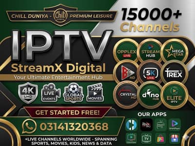Opplex IPTV, Mega, Geo, B1G, Starshare, Crystal, Dino, 5G IPTV