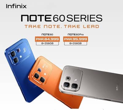 Infinix Note 60 (8/256GB) Available On Easy Installment Plan