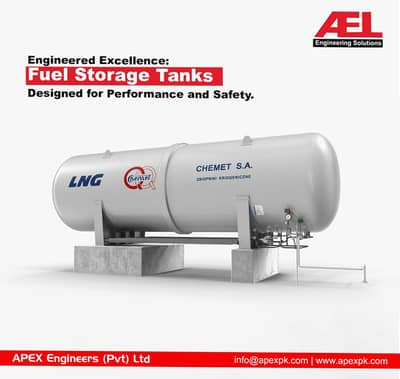 Fuel storage containers. Petroleum tanks, pressure vessels ,boillers