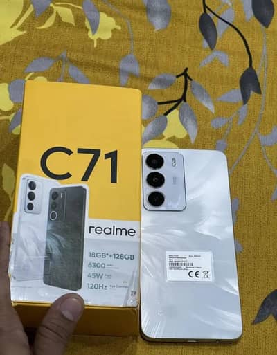 realme c71 6/128.10by10 box charger mukmal 9 month warranty
