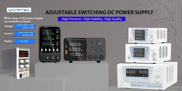 Portable DC Power Supply | Adjustable Output, Electronics Device