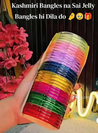 trendy Jelly Bangles| Guaranteed affordable price