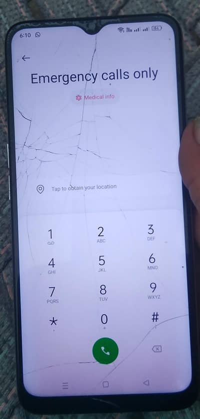 oppo A16k 4/64 just glass break