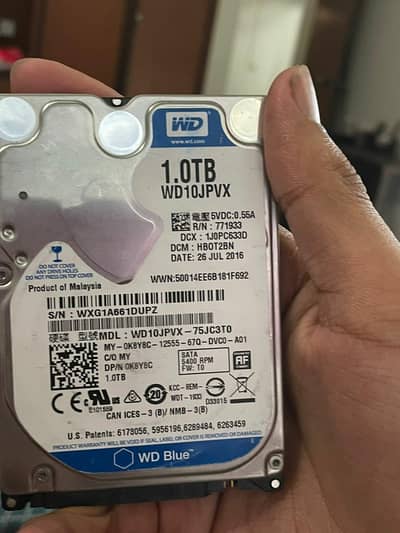 WD HARD DRIVE FOR SALE 1TB AND TOSHIBA HARD DRIVE 250GB