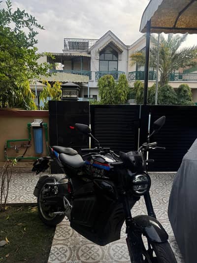 electric heavy bike e turbo black