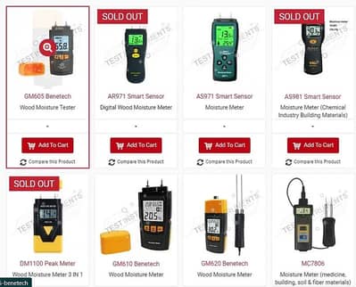 Wood Moisture Tester | Professional Digital Meter