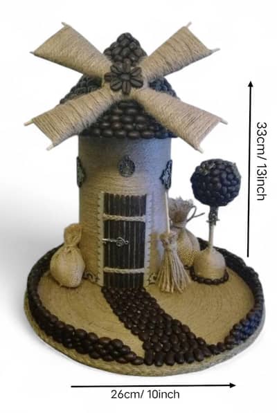 jute fairy house