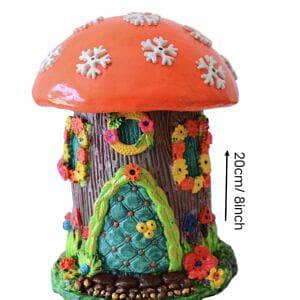 clay fairy house