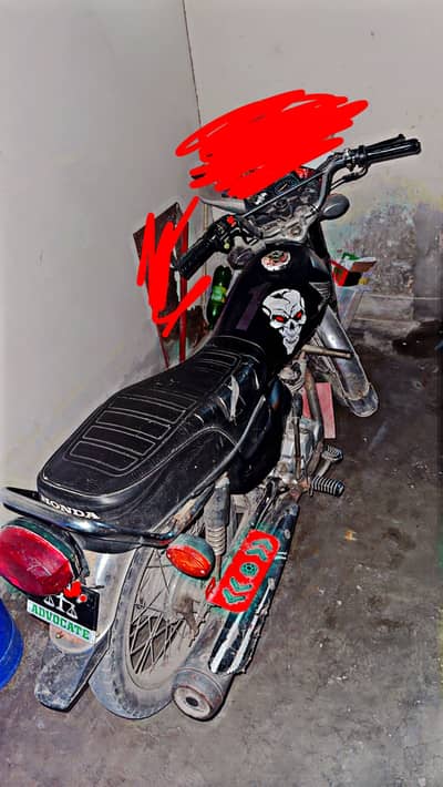 Honda CG125 2021 Black color