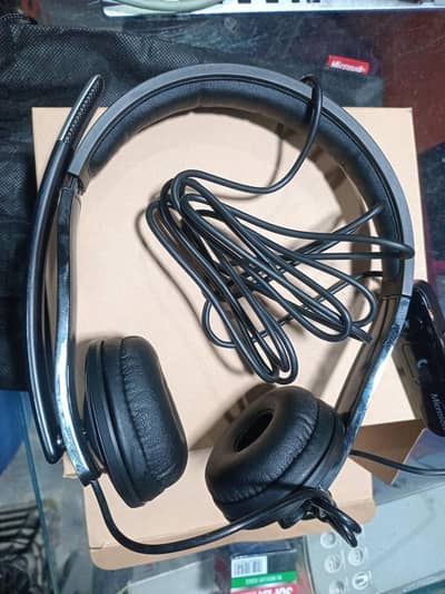 microsoft 100%orgnil head phon ANC call centar kaleaa bast hed phon ha