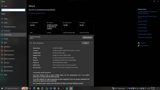 16 Gb ram or 128 gb SSD