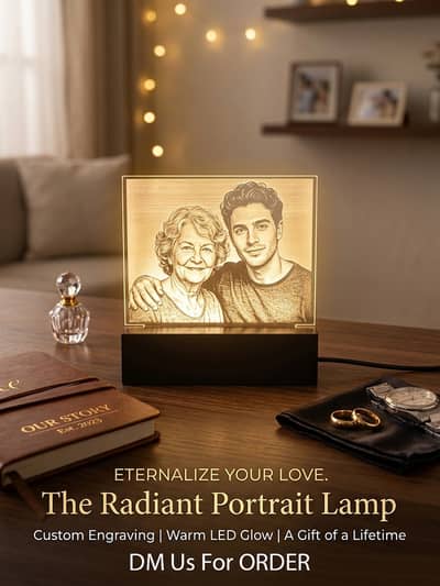 Customized LED Photo Engraved Lamp
