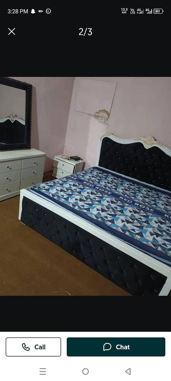 bed side table dressing table without mattress 0