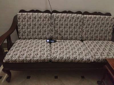 Wooden sofa set for sale