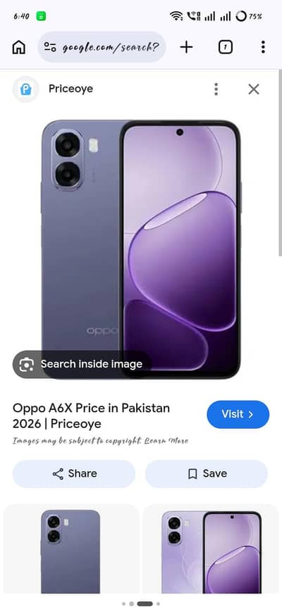 oppo A6x condition 10 by 10 just few hours used full warrennty
