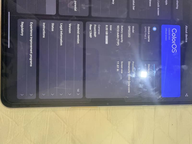 Oppo tab 2 1