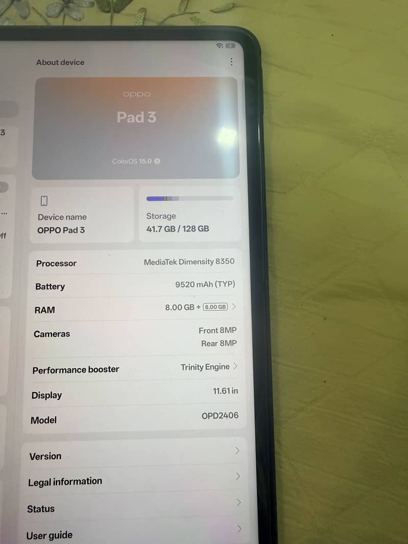 Oppo tab 2 4