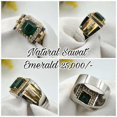 Natural Gemstones Rings