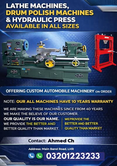 Lathe machine, Industrial Lathe Machine , All kind of Kharad machine