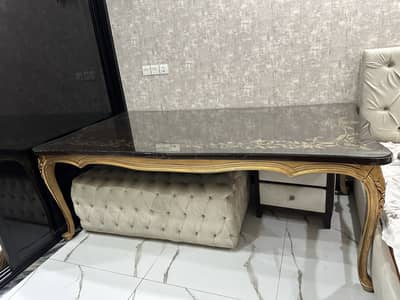 Luxury dining table with chairs